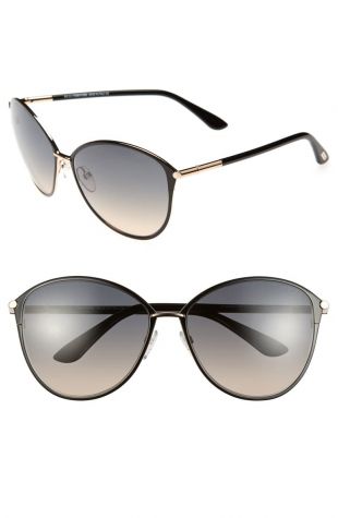 Penelope 59mm Gradient Cat Eye Sunglasses