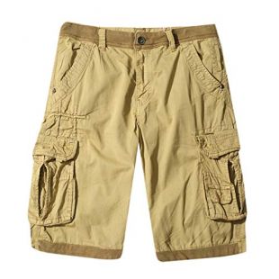 Fuibo Vêtements - Cargo Shorts Hommes Ete Outdoor Bermudas Multipoches