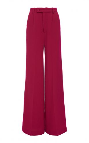 Wool Wide-Leg Pants
