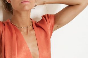 Collier choker CHAIN, collier de choker de chaîne box, collier d'étrangleur de Dainty, choker minimaliste, collier de chaîne épais, collier de chaîne audacieuse