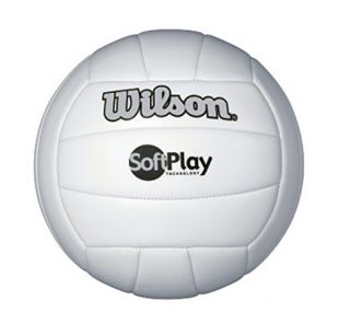 WILSON Soft Play Outdoor Volleyball, weiß