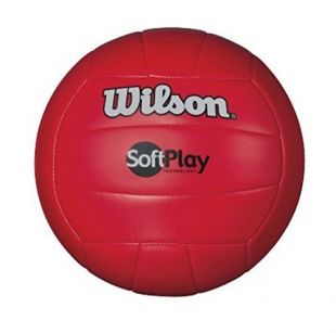 Wilson Soft Play - Balón de Voleibol para Exteriores, Color Blanco, tamaño Official