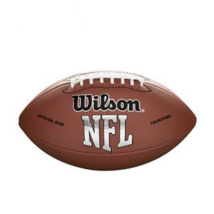 WILSON NFL MVP Fußball, Unisex, F1415 NFL MVP Football (Official Size), braun, Official