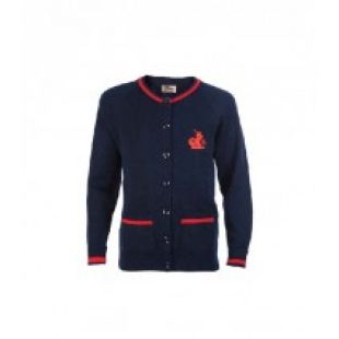 CAR-53-TOM - Cardigan with School Logo