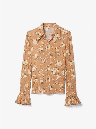 Michael Kors Collection - Floral Print Blouse