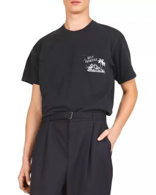 The Kooples Lost Paradise Cotton Crewneck Tee