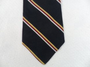 Gestreifte Seidenkrawatte in Schwarz für Herren Brooks Brothers ® EU