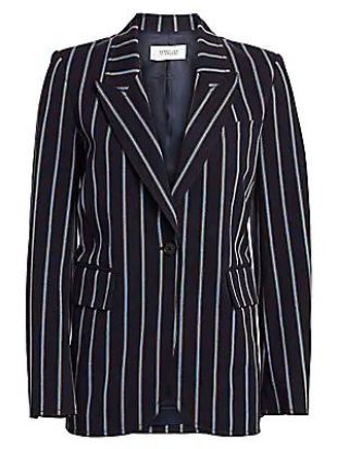 Striped Stretch Blazer