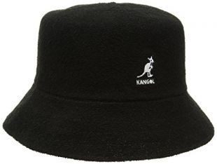Kangol Bermuda Bucket Hat, Black, X-Large