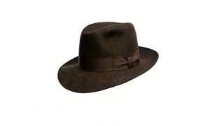 Hats Brown Indiana Style Wool Felt Fedora Hat