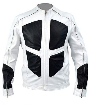 Deadpool 2 Shatterstar Lewis Tan Leather Jacket