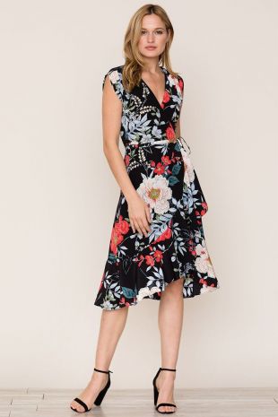 Yumi Kim Santorini Silk Dress Rainforest - Yumi Kim Sale Store