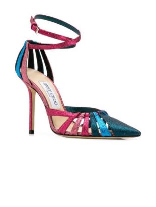 Travis Multicolored Glitter Pumps