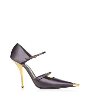 Satin Mary Jane Pump