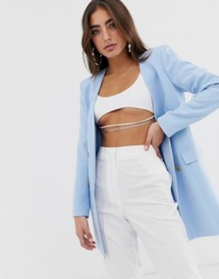 ASOS Design - Blazer long sans col | ASOS