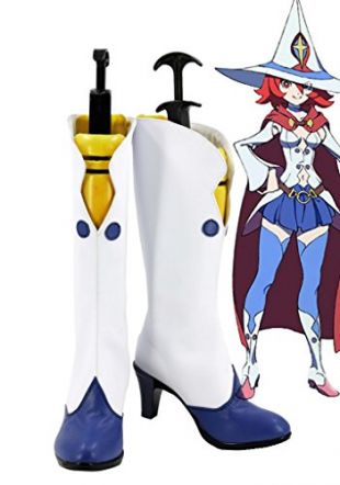 Telacos Little Witch Academia Ursula Callistis Shiny Chariot Boots Cosplay Shoes Boots Custom Made