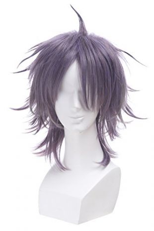 ROLECOS Hisomu Yoshiharu Fluffy Medium Straight Cosplay Wigs Light Purple
