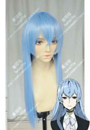 Anime Kiznaiver Sonozaki Noriko Long Straight Costume Cosplay Wig +Cap +Track | eBay