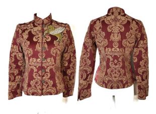 Veste Pegasus-steampunk, Festival, ailes de cristal, veste Vintage, recyclé, Burning Man, victorien, baroque, Steam punk, upcycled, taille S