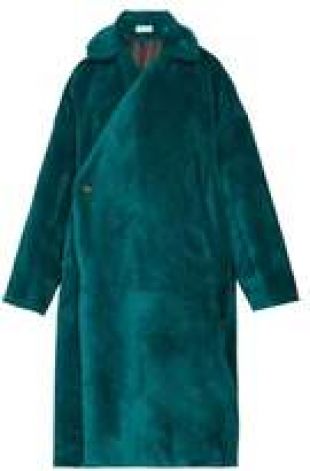 Green Faux Fur Coat - ShopStyle