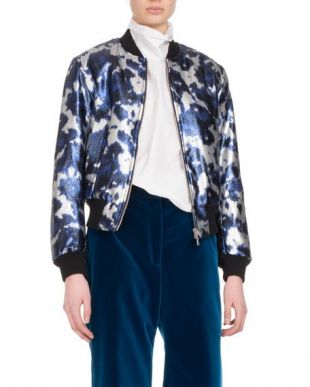 Villa Satin Bomber Jacket