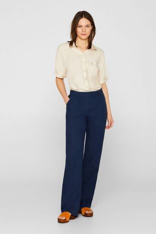 Pantalon de jogging, 100 % lin