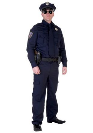 Authentic Cop Costume Standard Blue