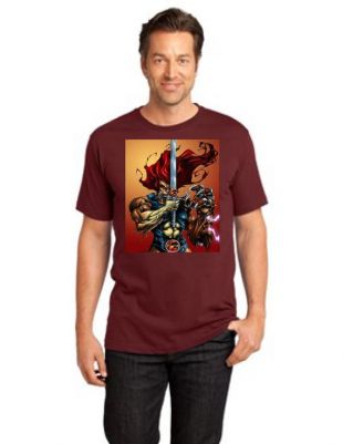 Lion-O Lord of the ThunderCats District Made Men's Perfect Weight Crew T-Shirt Taille XS À 4XL