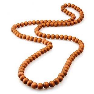 EVBEA Collier perles en bois Afrique Statement Grand collier en bois Personnalisable (N76)