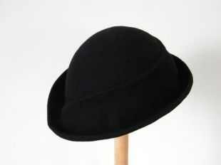 chapeau d’hiver pour femmes / chapeau de feutre noir pour les femmes / grey chapeau de cocktail-Kate M hiver chapeau / grey casemate d’hiver / femmes hiver chapeau Israël