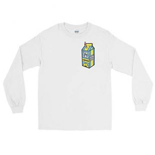 Marent Codde Lyrical Shirt Lemonade, LyricalLemonade Merch Long T-Shirt, Size L White