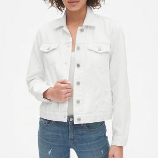 gap white jean jacket