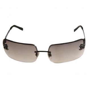 Chanel - Crystal Cc Rimless Sunglasses 4104 B