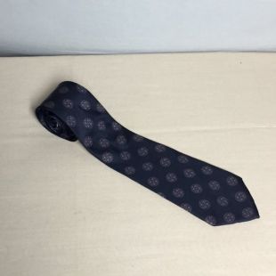 Cravate pour homme Pierre Cardin, Vintage Peirre Cardin Paris New York, cravate en soie, cravate à pois bleu marine, cravate Vintage des années 1970