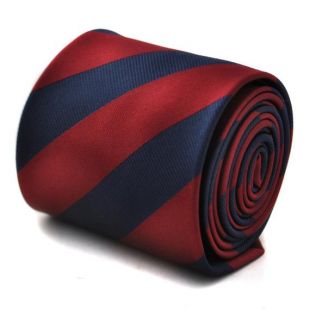 Cravate Homme Designer Frederick Thomas - Motif Canoë Kayak Sur Fond Bleu Marine, Fait Main UK, Neuf Avec étiquettes