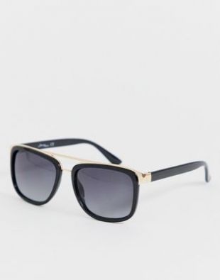 Jeepers Peepers - Lunettes de soleil carrées - Noir | ASOS