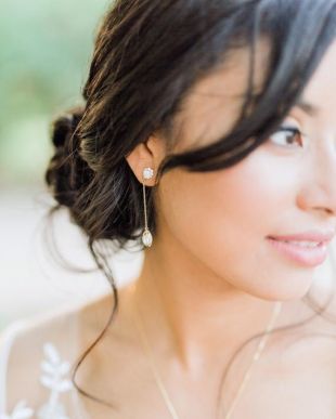 Boucle D'oreille En Forme De Goutte D'ormeau, Boucle D
