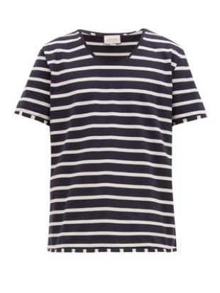 gucci black and white striped shirt