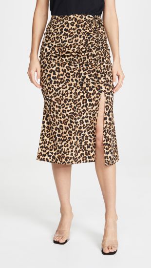 Veronica Beards - Vanity Skirt in Leopard