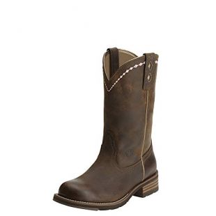 Ariat Women's Unbridled Roper Western Cowboy Boot, Distressed Brown, 8.5 M US