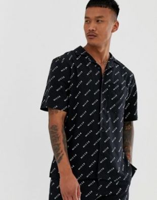 Nicce - Chemise d'ensemble avec logo imprimé sur l'ensemble | ASOS