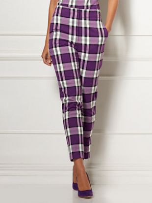 Elise Plaid Pant - Eva Mendes Collection