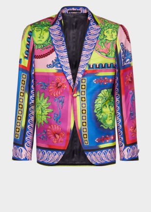 Versace Medusa Pop Foulard Print Jacket  for Men | Official Website