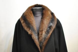 Sublime Manteau En Vison Noir Levinsky Copenhagen - Taille 42-44 - NEUF Avec Défauts