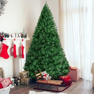 Best Choice Products 6ft Premium Hinged Artificial Christmas Pine Tree, Green, 1000 Tips