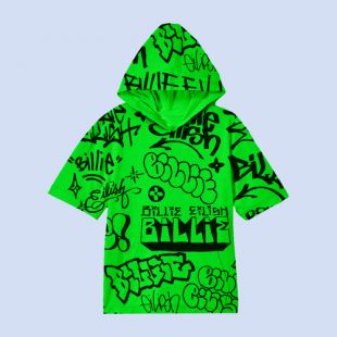Green Graffiti Hoodie
