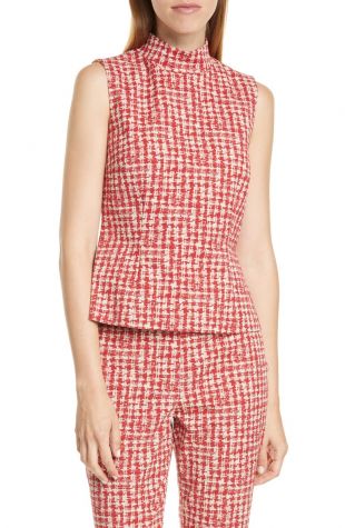 BOSS Ikasta Sleeveless Tweed Top | Nordstrom