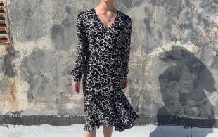 Robe En Soie ABS By Allen Schwartz – Noir – Taille 4 – Empire Waist – Neuve Sans étiquettes