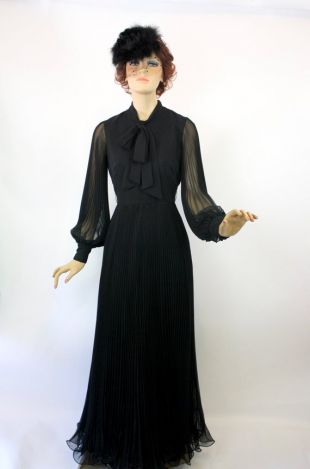 robe soirée vintage années 1920 à paillettes manches - France