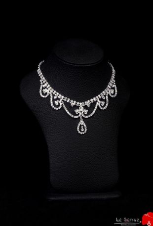 Collier de mariage fait à la main unique, collier, pendentif, collier en argent, collier de perles, collier, Croix collier en or